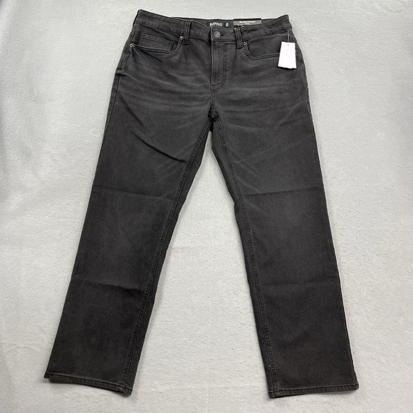 Buffalo David Bitton Jeans Other - Buffalo David Bitton Jeans Mens 34x30 Black Denim Pants Relaxed Straight Driven
